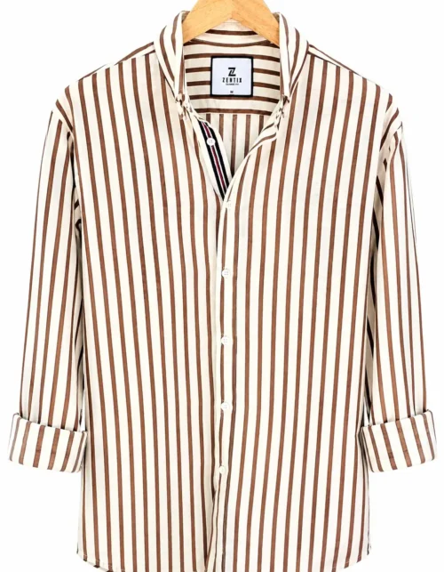 Zentix Mocha Edge Stripe